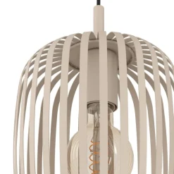 Romazzina hængelampe, Ø 46 cm, sandfarvet, 3 lyskilder, stål