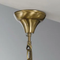 Rund lanterneform - hængelampen Rieka, 43 cm