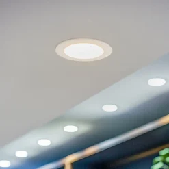 Rund LED-indbygningslampe Arian, 9,2 cm 6W