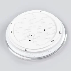 Rund LED-loftlampe Shogun, glitterlook