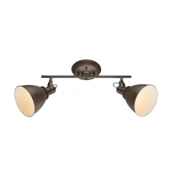 Rustbrun loftspot Giorgio, 2 lyskilder