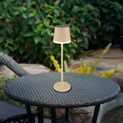 36637S solcelle-bordlampe, IP44, sand