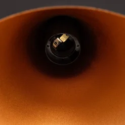 Saglam 3774 hængelampe 1 lyskilde Ø30cm sort/guld