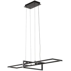 Salinas LED-hængelampe, 3.000 K, mat sort