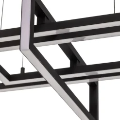 Salinas LED-hængelampe, 3.000 K, mat sort