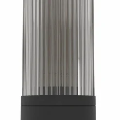 Salle sokkellampe, højde 46,5 cm, sort, aluminium