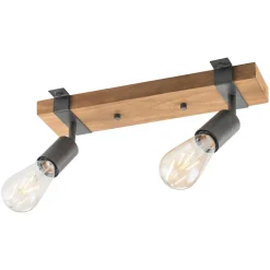 Salt loftlampe svingbar, 2 lyskilder