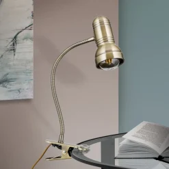 Samala klemlampe patina