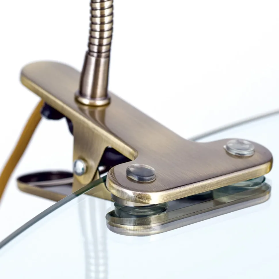 Samala klemlampe patina