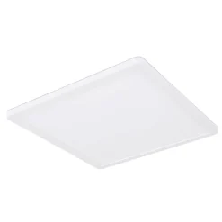 Sapana LED-loftlampe, kantet, kan dæmpes, hvid