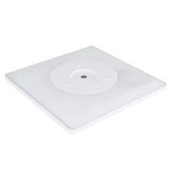 Sapana LED-loftlampe, kantet, kan dæmpes, hvid