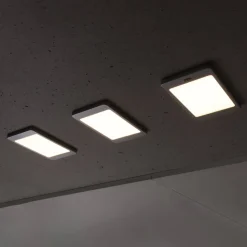 Saskia LED-underskabsbelysning, sæt med 3, kontakt