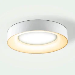 Sauro LED-loftslampe, Ø 40 cm, hvid