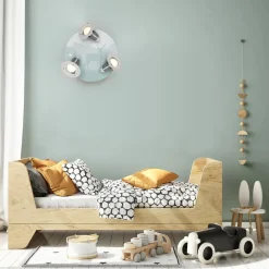 Scandi forest loftlampe, mintgrøn, Ø 29 cm, 3 lyskilder, E14