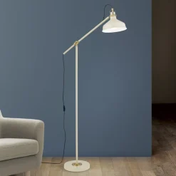 Schiller gulvlampe, khaki, metal, 153 cm høj, justerbar