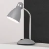School skrivebordslampe, grå