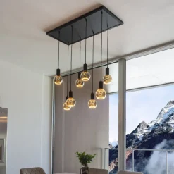 SEGULA floating globe G125 E27 6 W grå glas åben