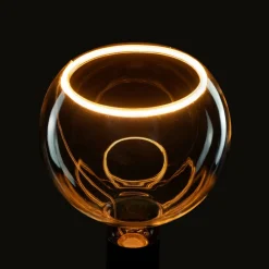 SEGULA floating globe G150 E27 6 W grå glas åben