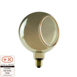 SEGULA Floating LED-globe G150 E27 6 W smokey 90°