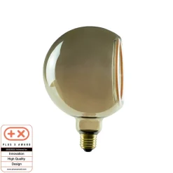 SEGULA Floating LED-globe G150 E27 6 W smokey 90°