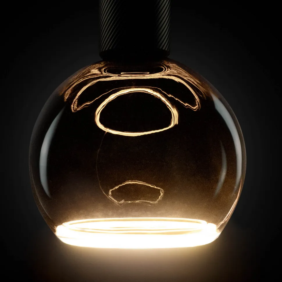 Segula globepære Svævende, E27 sort G150 4 W 922 dæmpbar