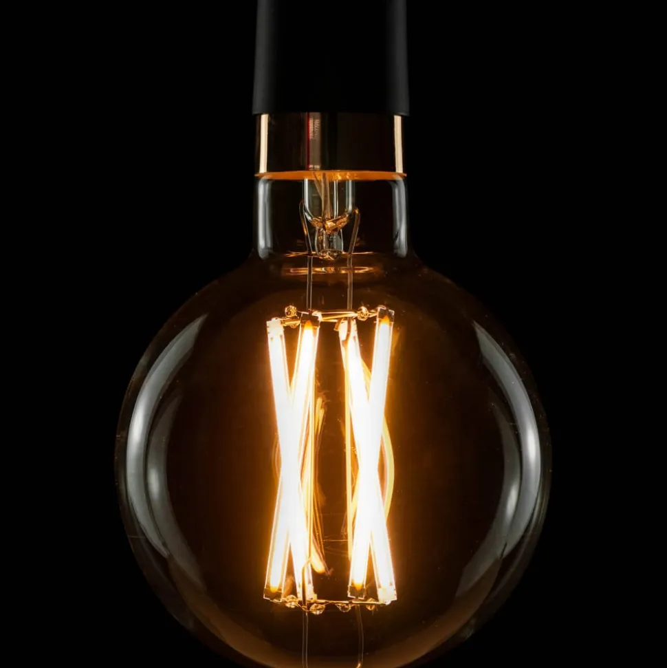 Segula LED globepære E27 14 W klar glødetråd 922 dæmpbar 1400 lm