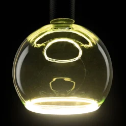 Segula LED globepære Svævende, E27, grøn G200 6 W 922 dæmpbar
