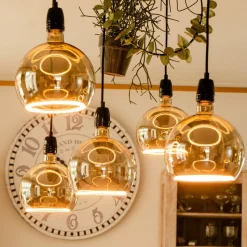 SEGULA LED-floating-globepære G200 E27 6 W smoke