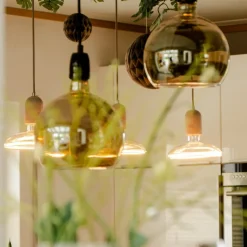 SEGULA LED-floating-globepære G200 E27 6 W smoke