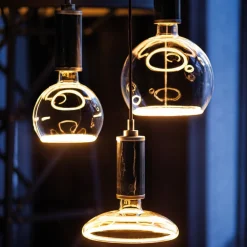 SEGULA LED-floating-globepære G200 E27 6 W smoke