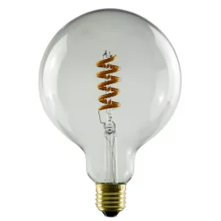 SEGULA LED-globepære E27 6 W G125 1.900 K klar dim