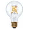 SEGULA LED-Globepære E27 5W 922 G80 filament