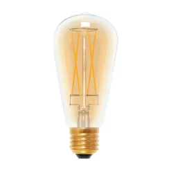 Segula LED-pære E27 ST64 5W 2.200K guld/guld dæmpbar