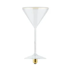 Segula LED-pære Floating Martini, E27, 6 W, 922 dæmpbar