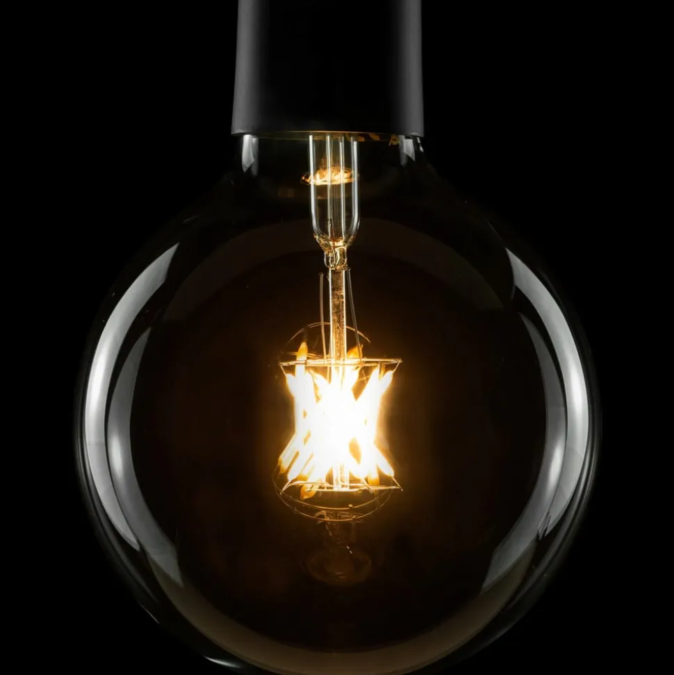 SEGULA Vintage LED-globe G125 E27 6,5 W klar dim
