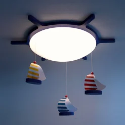 SEJLBÅD loftlampe med bådmotiv