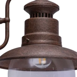 Sella udendørs væglampe i rustfarvet stål