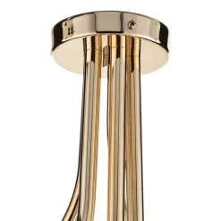 Selva loftlampe, 5 lyskilder offset, guld