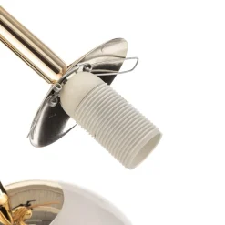 Selva loftlampe, 5 lyskilder offset, guld