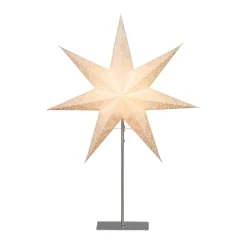 Sensy stående stjerne, højde 78 cm, hvid