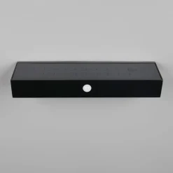 Silves solcellelampe til vægmontering, sort, sensor, IP44