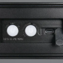 Silves solcellelampe til vægmontering, sort, sensor, IP44