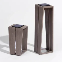 Skaal LED solcelle-lanterne med sensor, 65 cm