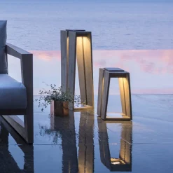 Skaal LED solcelle-lanterne med sensor, 65 cm