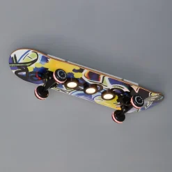 Skateboard Easy Cruiser Graffiti LED-loftlampe