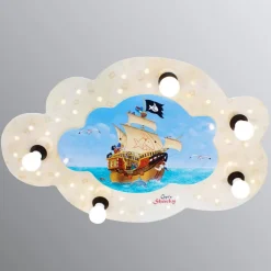 Skyformet Capt'n Sharky loftlampe med LED’er