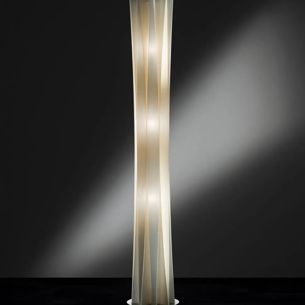 Slamp Bach gulvlampe, højde 184 cm, guld