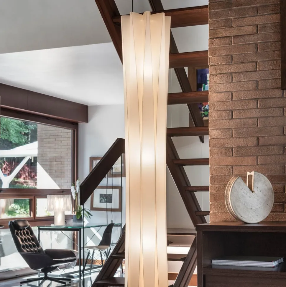 Slamp Bach gulvlampe, højde 184 cm, guld