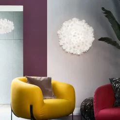 Slamp Clizia Mama Non Mama væglampe hvid Ø53cm