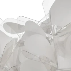 Slamp hængelampe Clizia Mama Non Mama, Ø53cm, hvid/rød